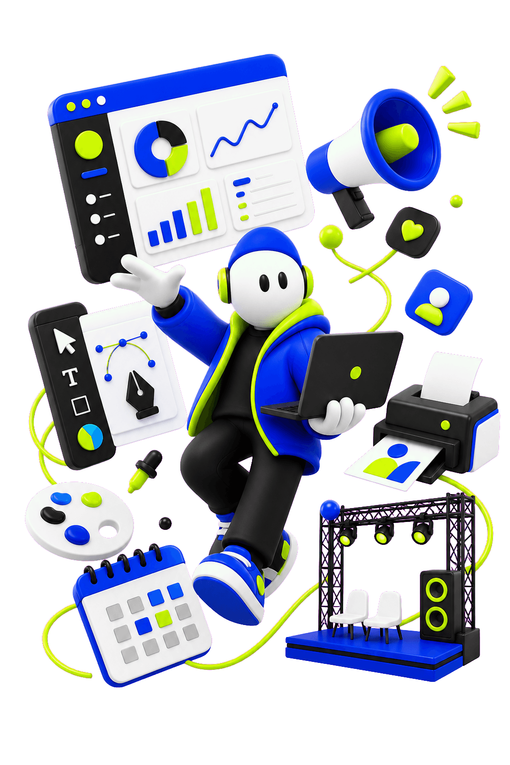 SMG integrated business ecosystem illustration